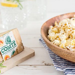 Palomitas saladas con queso Comté