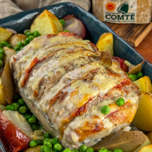 Orloff asado con queso Comté