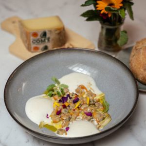 Alcachofa Violeta / Conchas / Pimienta Limón Nube Comté DOP 24