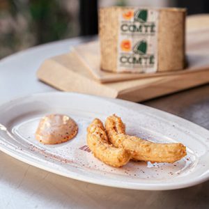 Churros con queso Comté x swet