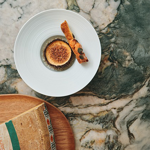 Crema de erizo de mar con Comté X Sven Ornelis